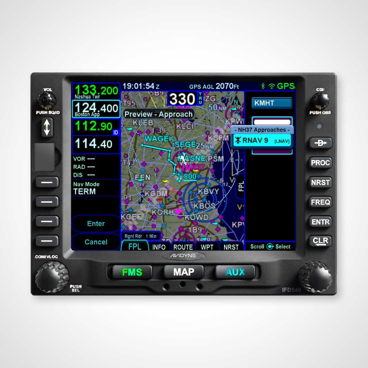 Avidyne IFD540 GPS/NAV/COMM